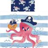 Juguetes Para Piscina Y Accesorios Secaneta | Poncho Estampado Piratepolp 60X120 Cm