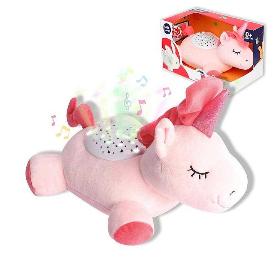 Peluches Reig | Proyector Musical Unicornio Peluche 25 Cm