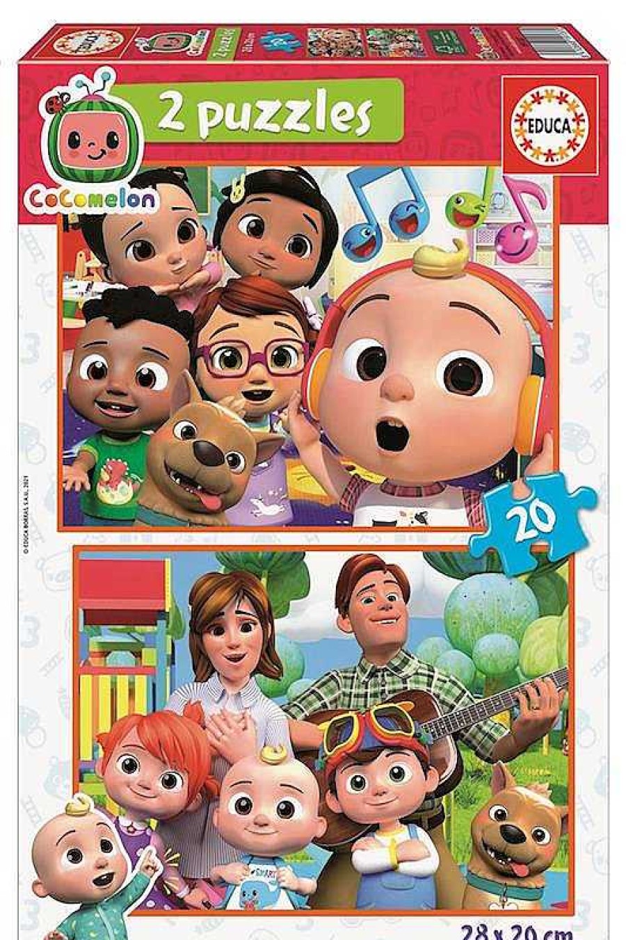 Puzzles Educa Borrás | Puzzle 2X20 Cocomelon