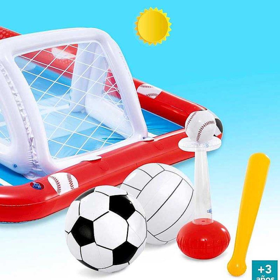 Juguetes Para Piscina Y Accesorios Intex | Piscina Hinchable Centro De Juegos Deportivos