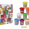 Juguetes Manualidades Infantiles JugaToys | 10 Botes Plastilina Magic Dough