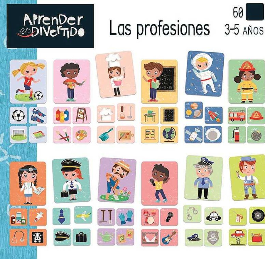 Puzzles Educa Borrás | Juego Aprender Es Divertido Profesiones