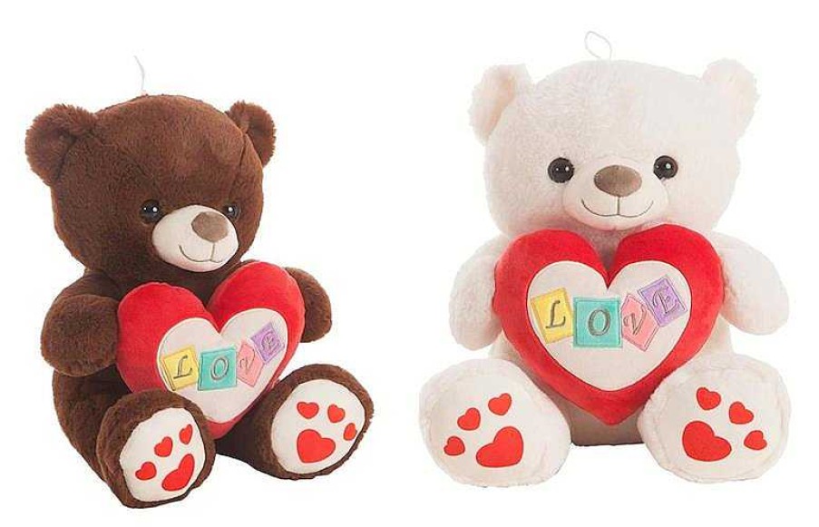 Peluches Creaciones Llopis | Peluche Oso Coraz N Cuadro Love 85 Cm