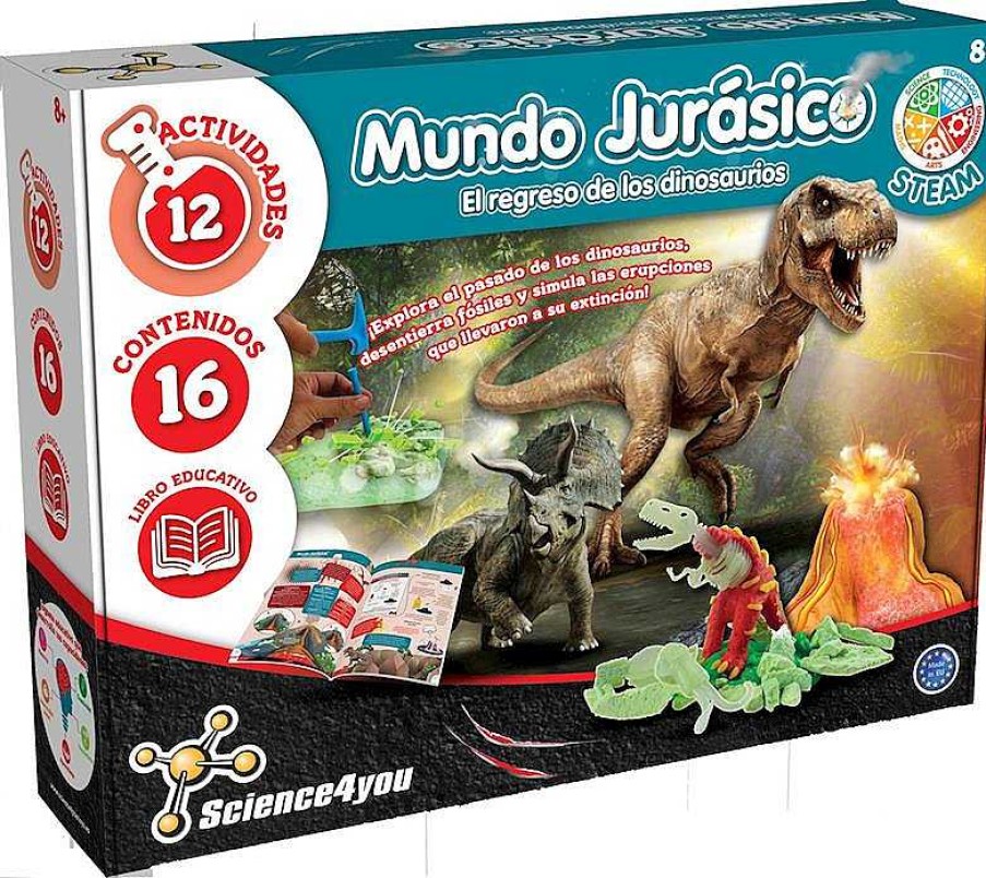 Juguetes Manualidades Infantiles Science 4 You | Juego Mundo Jur Sico Con Volc N