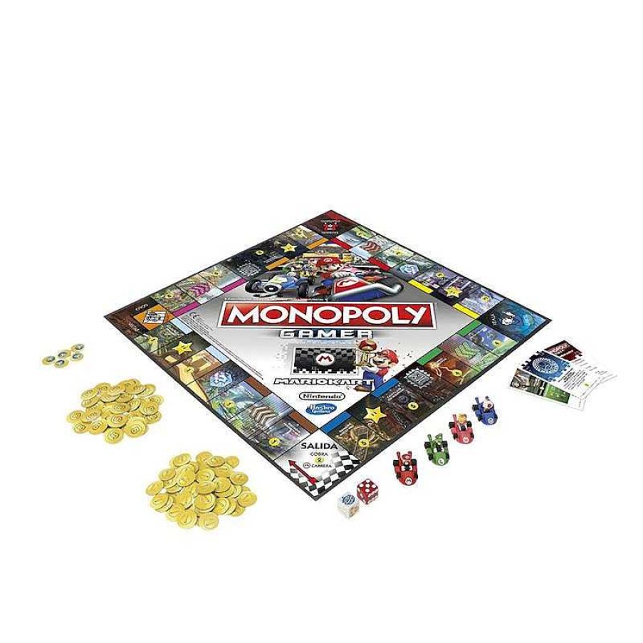 Juegos De Mesa Hasbro | Juego Monopoly Mario Kart