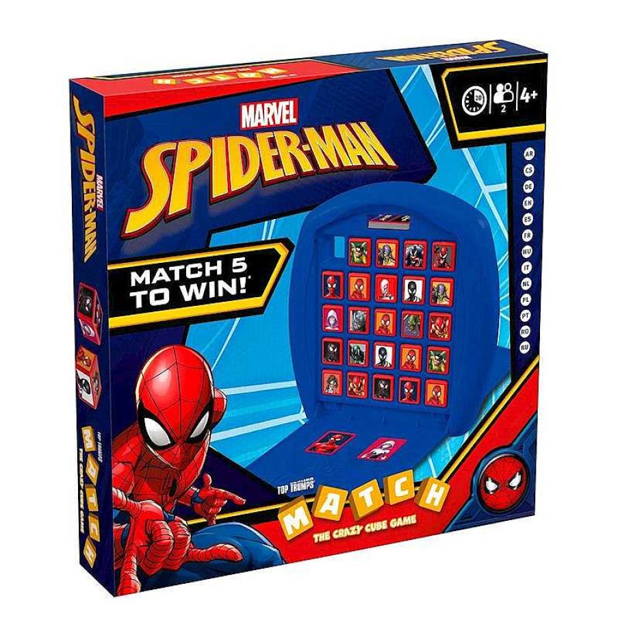 Juegos De Mesa Eleven Force | Juego Top Trumps Match Spiderman