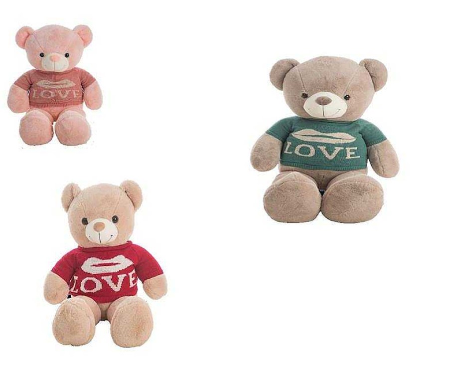 Peluches Creaciones Llopis | Peluche Oso Jersey Love 100 Cm