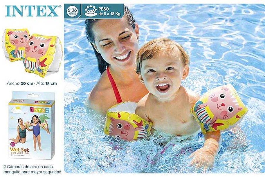 Juguetes Para Piscina Y Accesorios Intex | Brazalete Beb Happy Kitten