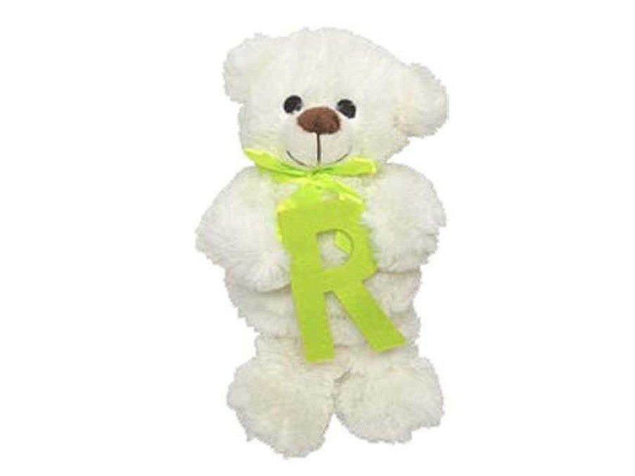 Peluches Beatriz | Peluche Osito Con Letra R 23 Cm Artesan As Beatriz