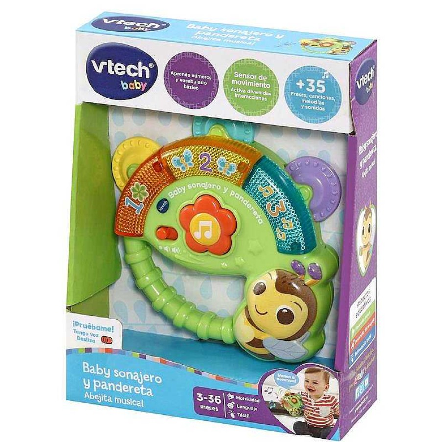 Juguetes Para Beb S VTech | Sonajero Y Pandereta Abejita Musical