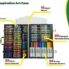 Juegos Del Hogar Crayola | Crayola Malet N Pinturas Con L Pices, Ceras Y Rotuladores