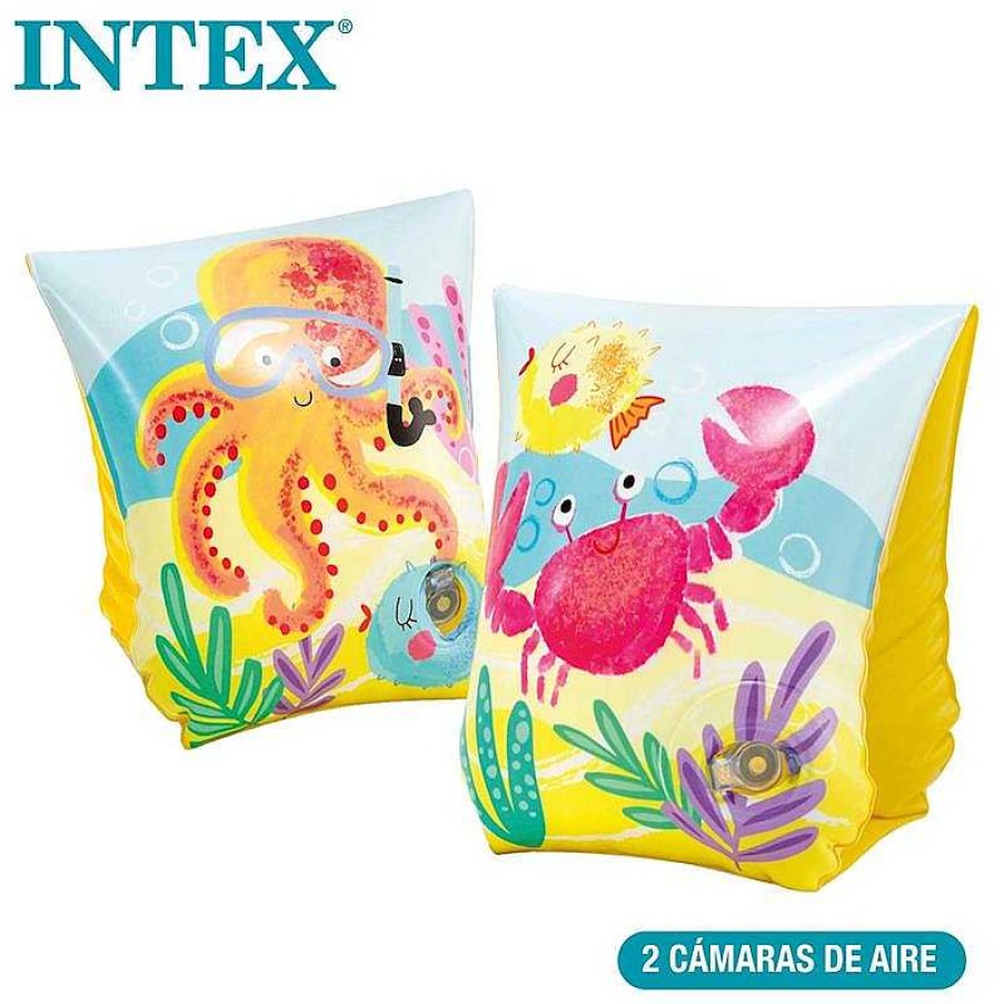 Juguetes Para Piscina Y Accesorios Intex | Manguitos Hinchables Marino 23X15 Cm