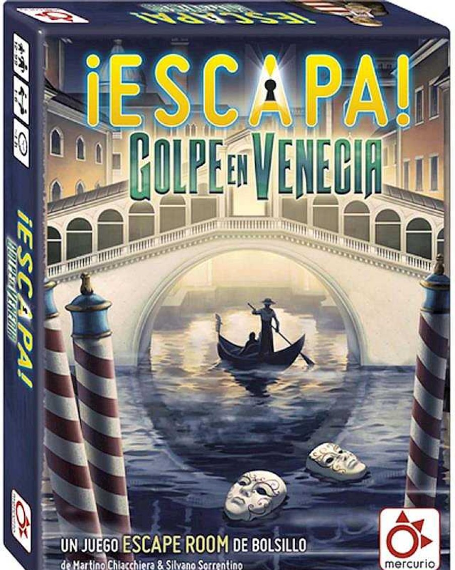 Juegos De Mesa Mercurio | Juego Escapa, Golpe En Venecia