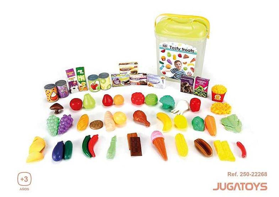 Juegos Del Hogar JugaToys | Malet N Con Frutas, Verduras Y Accesorios