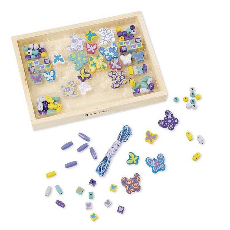 Juegos De Belleza Toy Partner | Set Creaci N De Collares Mariposas Melissa & Doug