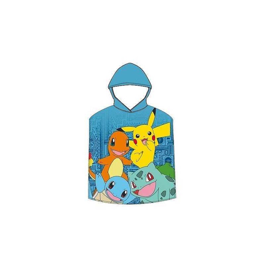 Juguetes Para Piscina Y Accesorios Safta | Poncho Microfibra Pokemon Pikachu