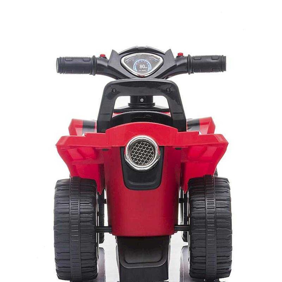 Coches El Ctricos Infantiles Ociotrends | Correpasillos Quad Rojo Ride On