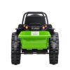 Coches El Ctricos Infantiles Ociotrends | Tractor Bater A Con Remolque Verde