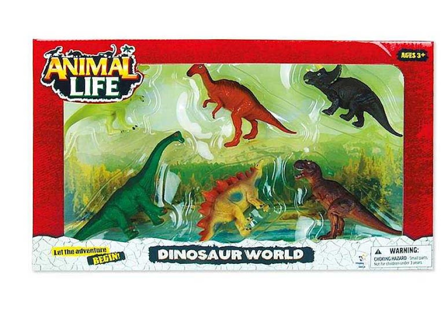 Figuras De Acci N JugaToys | Caja De 6 Dinosaurios