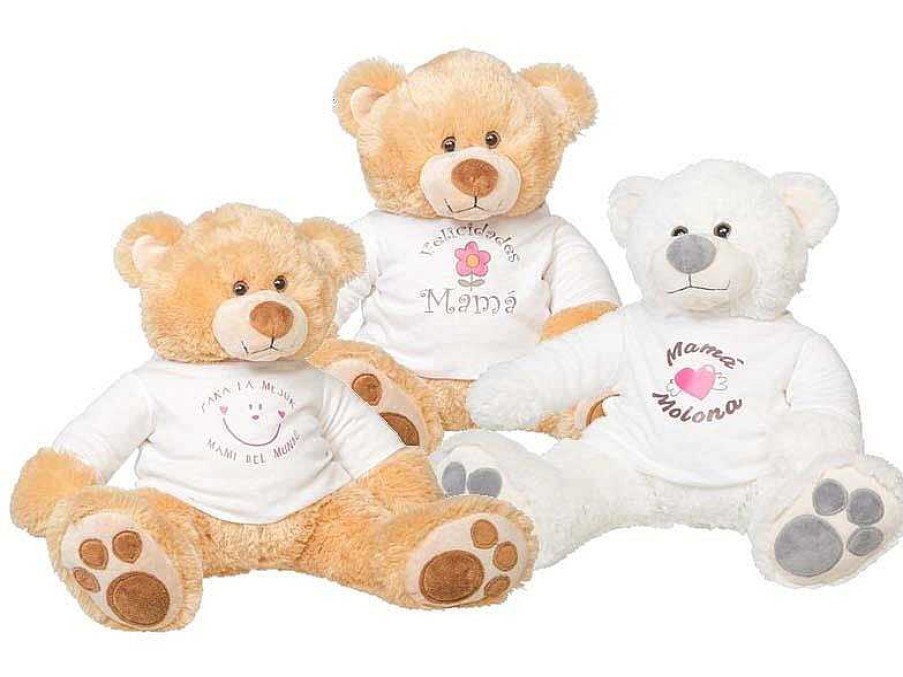 Peluches Beatriz | Peluche Oso Camiseta Mama 62 Cm Beatriz