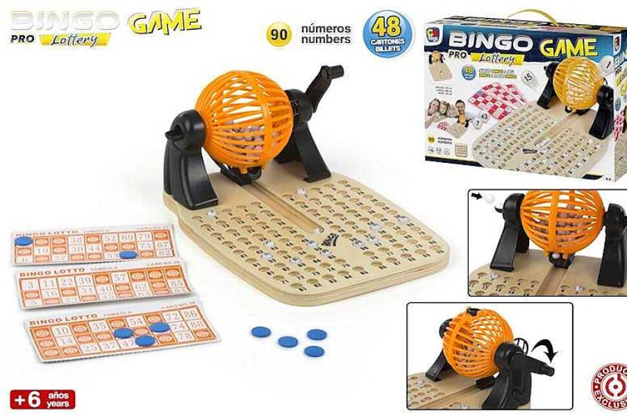 Juegos De Mesa Color Baby | Juego Bingo Madera Game Zone Color Baby