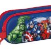 Material Escolar Safta | Estuche Doble Avengers 3D Safta