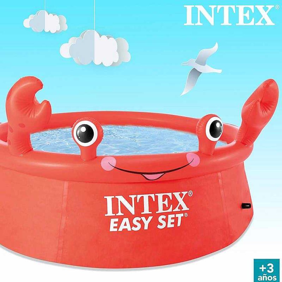 Juguetes Para Piscina Y Accesorios Intex | Piscina Easy Set Cangrejo 183X51Cm