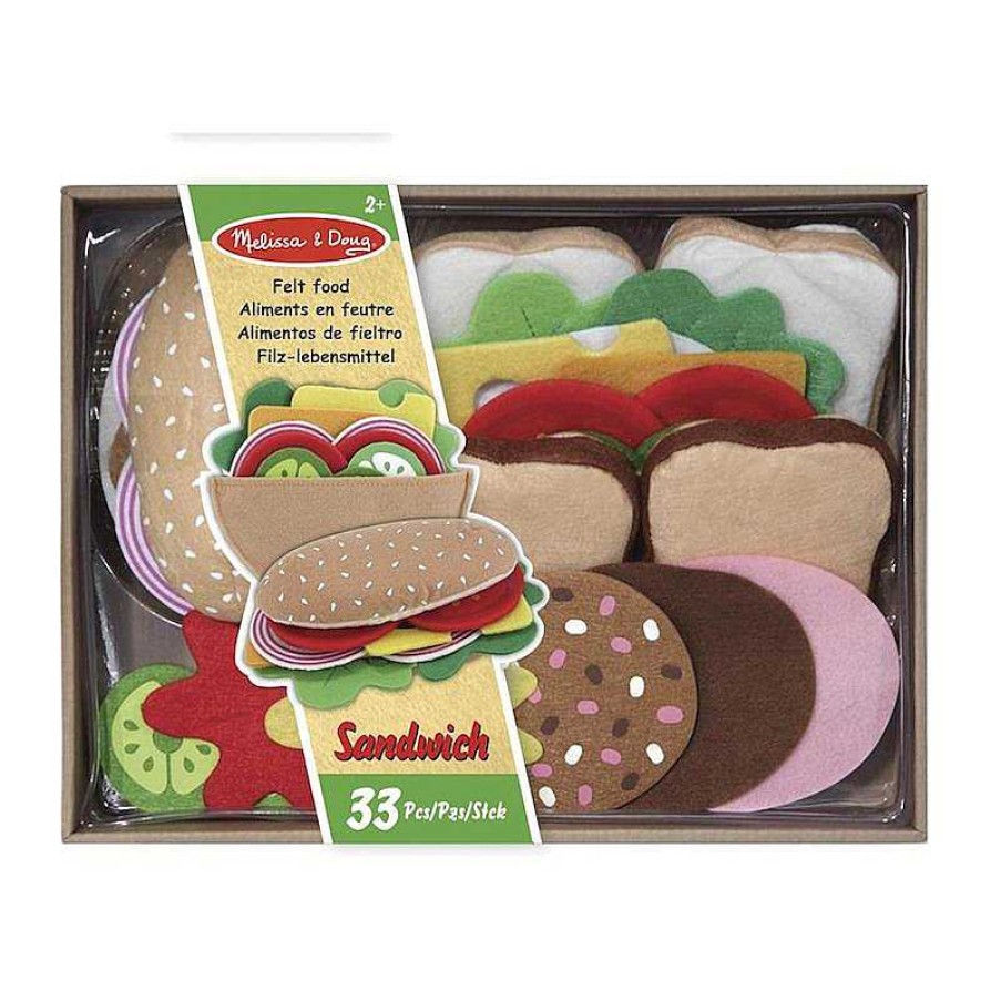 Juegos Del Hogar Toy Partner | Set Sandwich Melissa & Doug