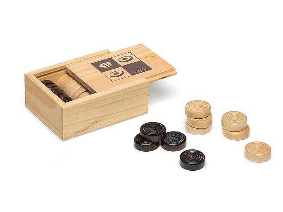 Juegos De Mesa Cayro | Caja Accesorios Damas Madera