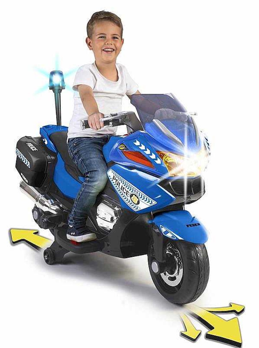 Coches El Ctricos Infantiles Feber | Moto Bater A De Polic A 12V