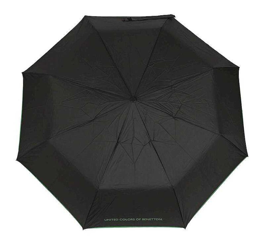 Material Escolar Safta | Paraguas Plegable 52 Cm Negro Benetton