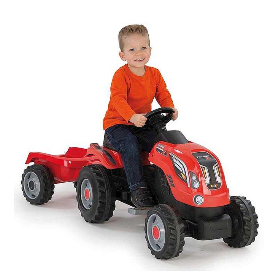 Coches De Pedales Smoby | Tractor Pedales Farmer Xl Rojo