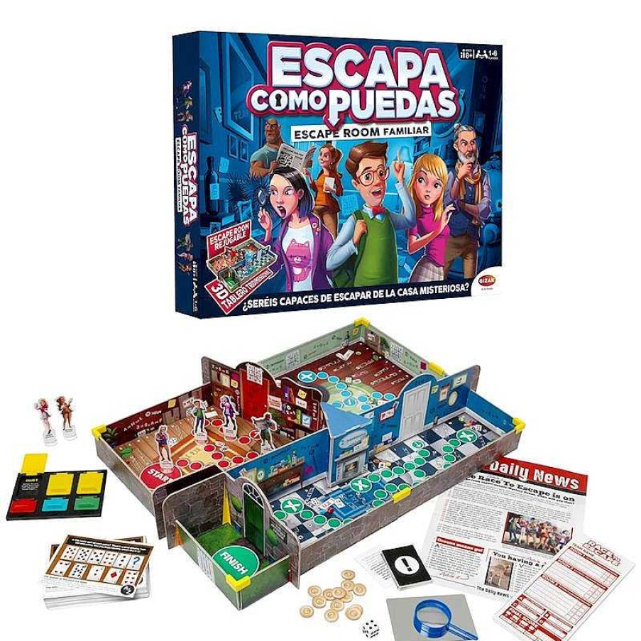 Juegos De Mesa Bizak | Escapa Como Puedas Juego