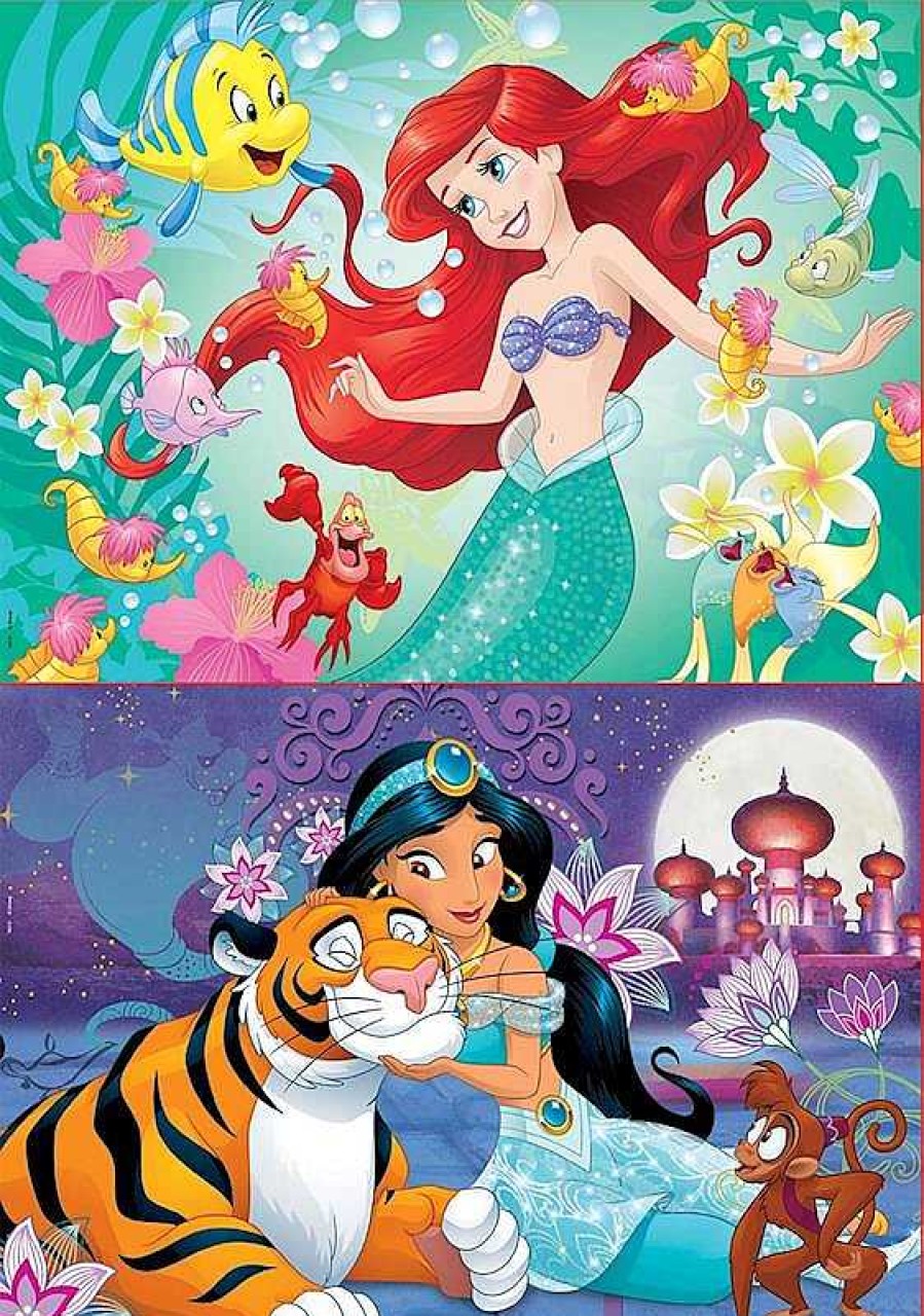 Puzzles Educa Borrás | Puzzles Ariel Y Jazmin 2X48