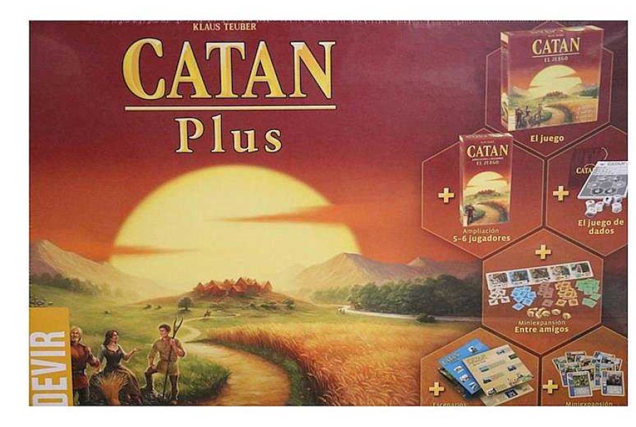 Juegos De Mesa Devir Juegos | Juego Catan Plus