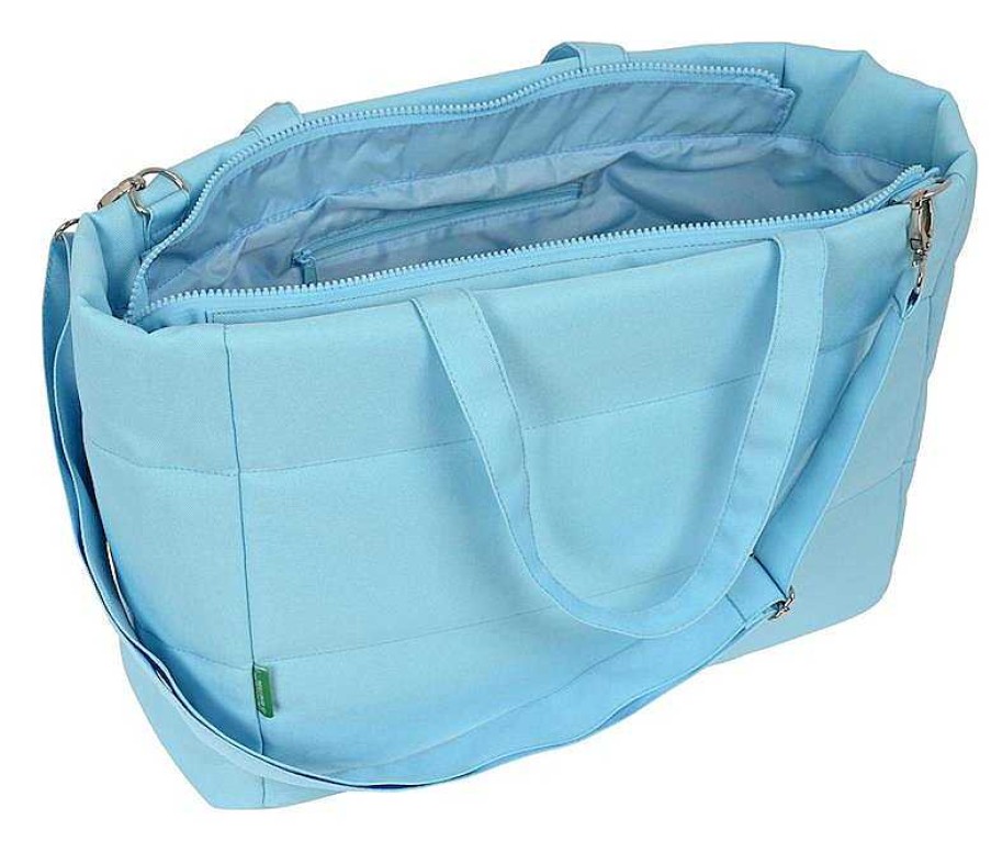 Material Escolar Safta | Bolso Para Port Til Azul Benetton Safta