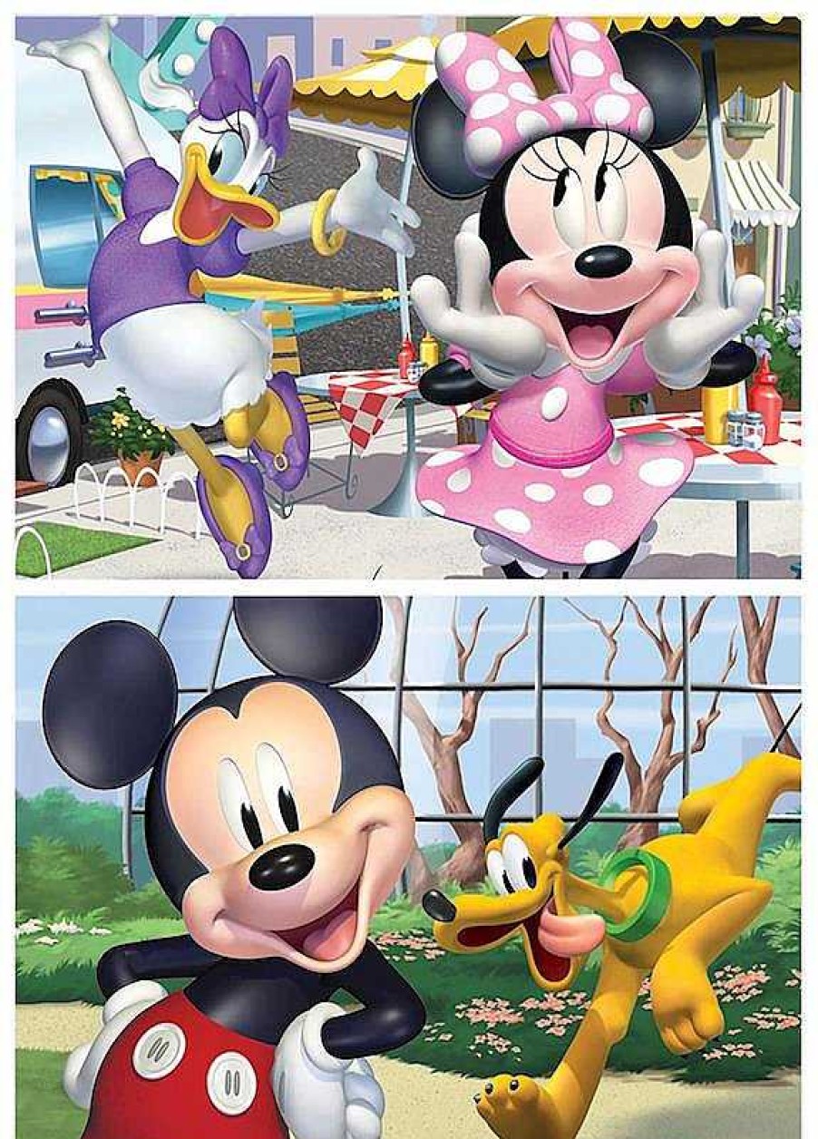 Puzzles Educa Borrás | Puzzle Mickey Y Amigos 2X25 Piezas