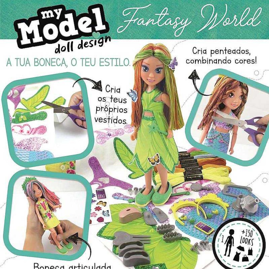 Juguetes Manualidades Infantiles Educa Borrás | Educa My Model Doll Design Fantasy Mu Eca