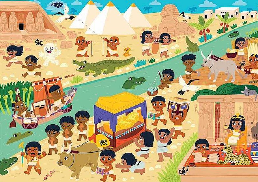 Puzzles Educa Borrás | Puzzle Happy Learning Egipto 150 Piezas