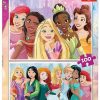 Puzzles Educa Borrás | Puzzle Princesas Disney 2X100 Piezas