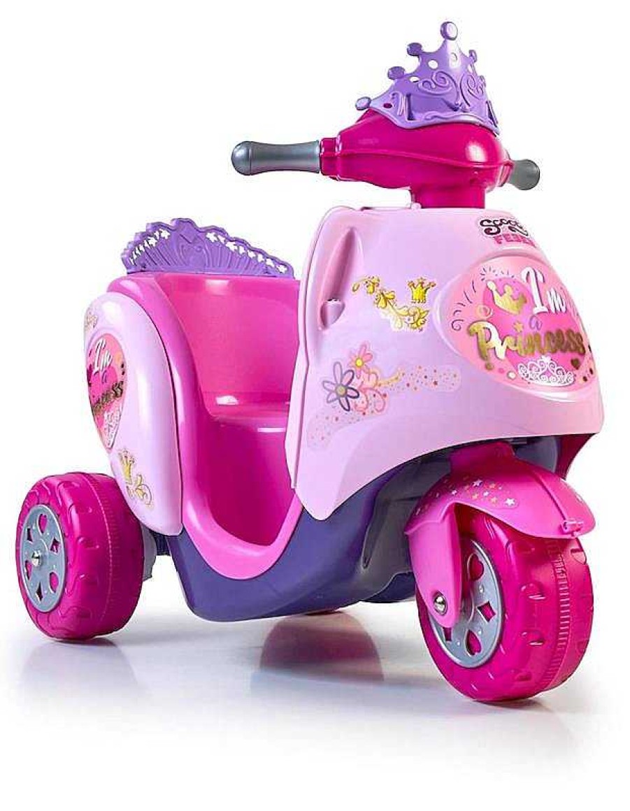 Coches El Ctricos Infantiles Feber | Scooty Little Princess Scooter El Ctrica 6V