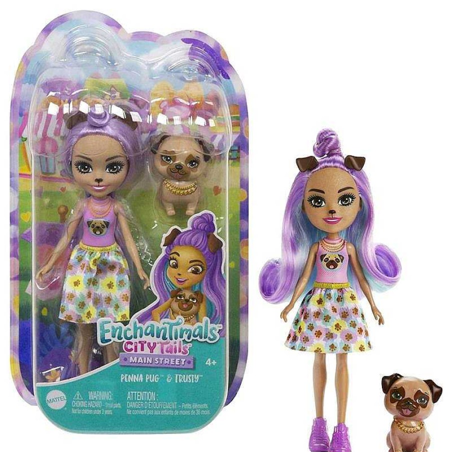 Mu Ecas Mattel | Mu Eca Enchantimals Pug City Tails