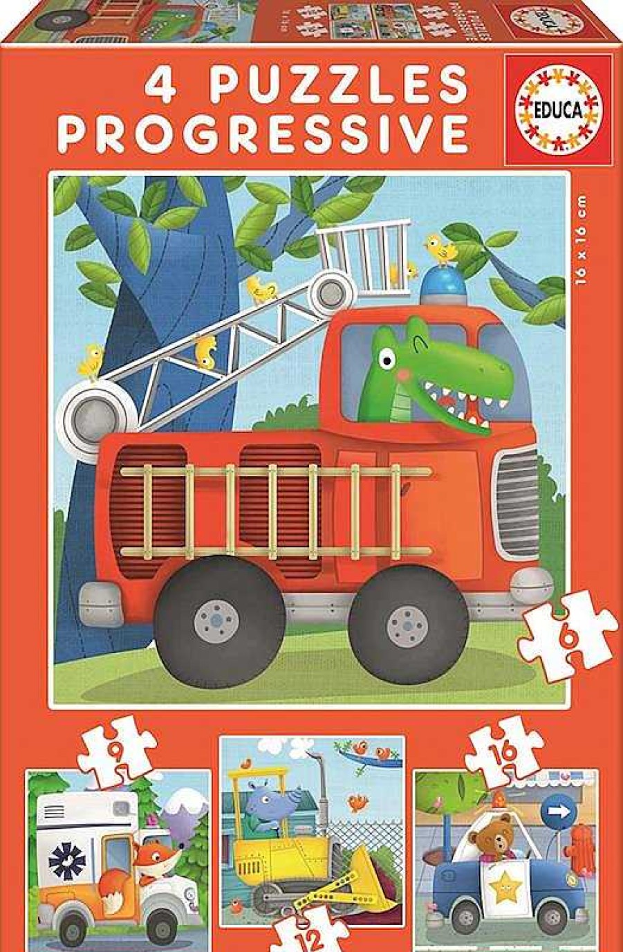 Puzzles Educa Borrás | Puzzle Progresivo Patrulla De Rescate