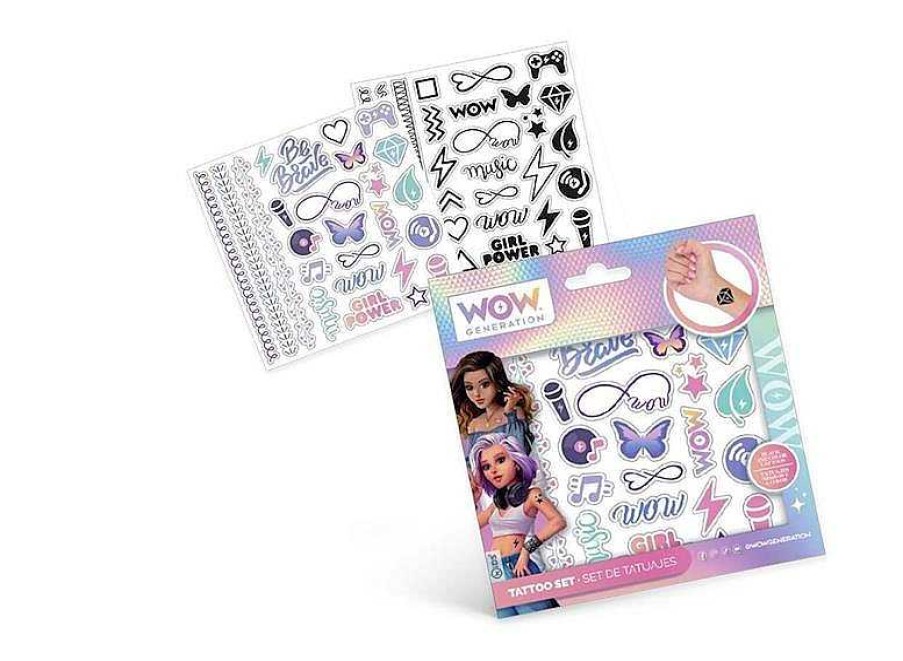 Juegos De Belleza Kids Euroswan | Tattoo Set + De 50 Tattoos Wow Generation