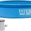 Juguetes Para Piscina Y Accesorios Intex | Piscina Hinchable Easy Set 3077 Litros