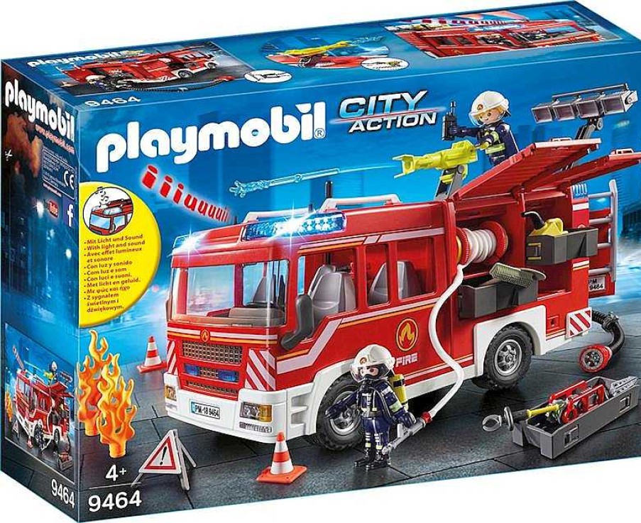 Playmobil Playmobil | Playmobil City Action Cami N De Bomberos Con Ca N De Agua