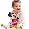 Juguetes Para Beb S Clementoni | Sonajero Minnie Peluche Texturas Con Mordedor De Clementoni