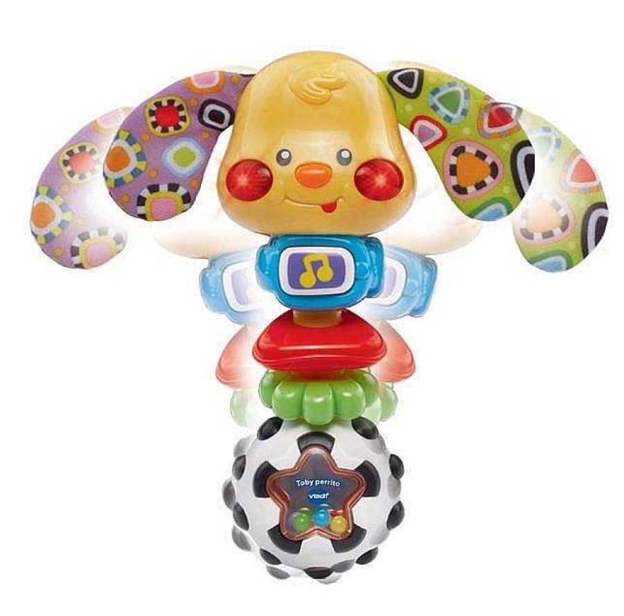 Juguetes Para Beb S VTech | Sonajero Toby Perrito Con Texturas Vtech