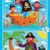 Puzzles Educa Borrás | Puzzle Piratas 20 Piezas 2 Unidades