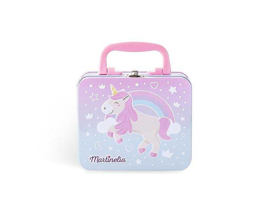 Juegos De Belleza Aquarius Cosmetic | Estuche Maquillaje Martinelia Little Unicorn En Lata